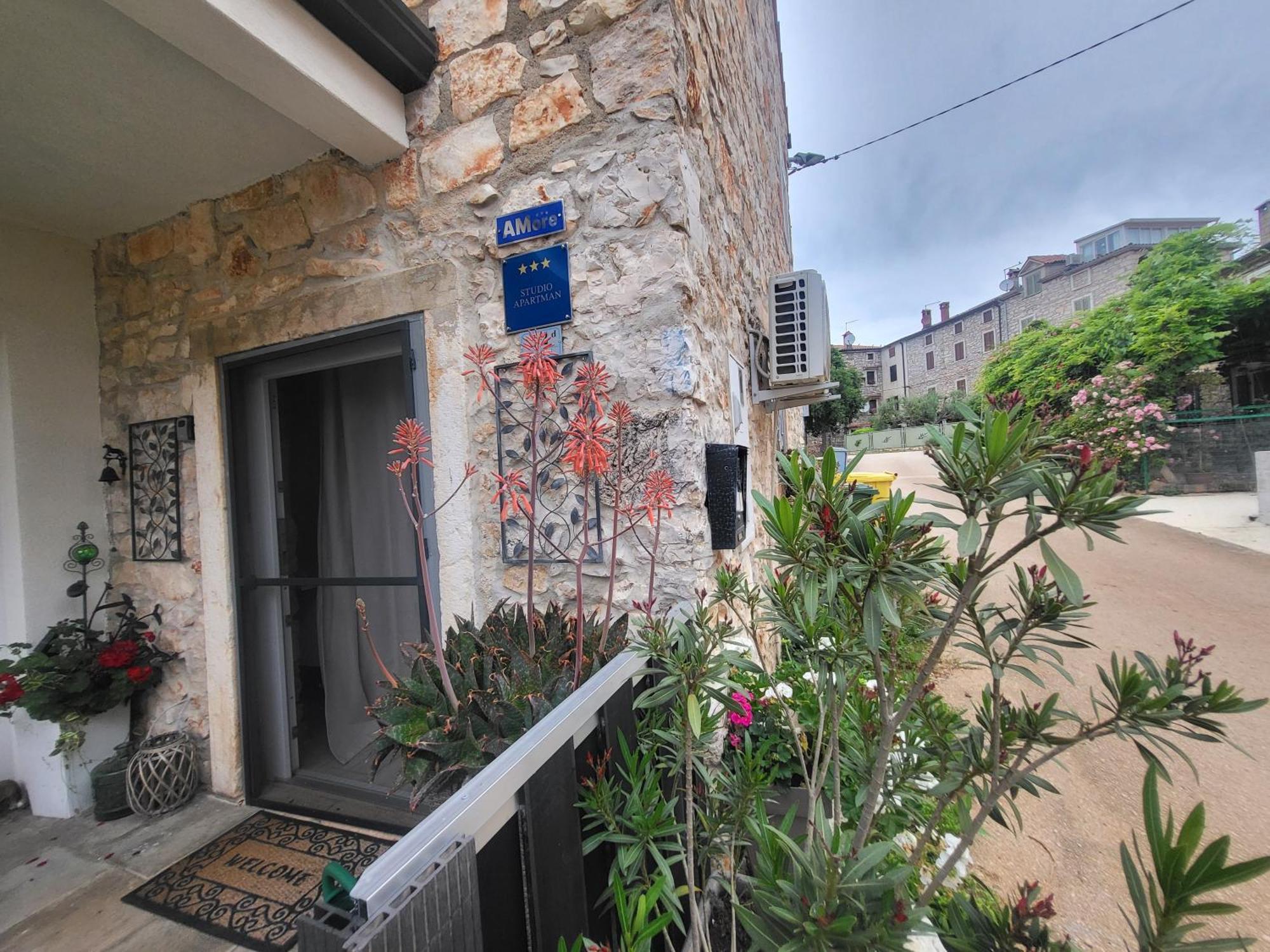 Villa Amore Radini Istrian Romantic Studio With Private Parking And Terrace Brtonigla Exterior photo